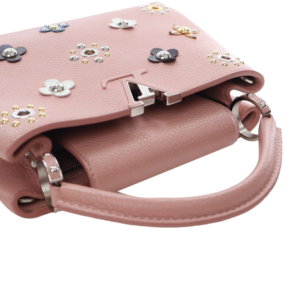 Pre-Loved Louis Vuitton Taurillon Mechanical Flowers Capucines BB - Picture 9 of 10